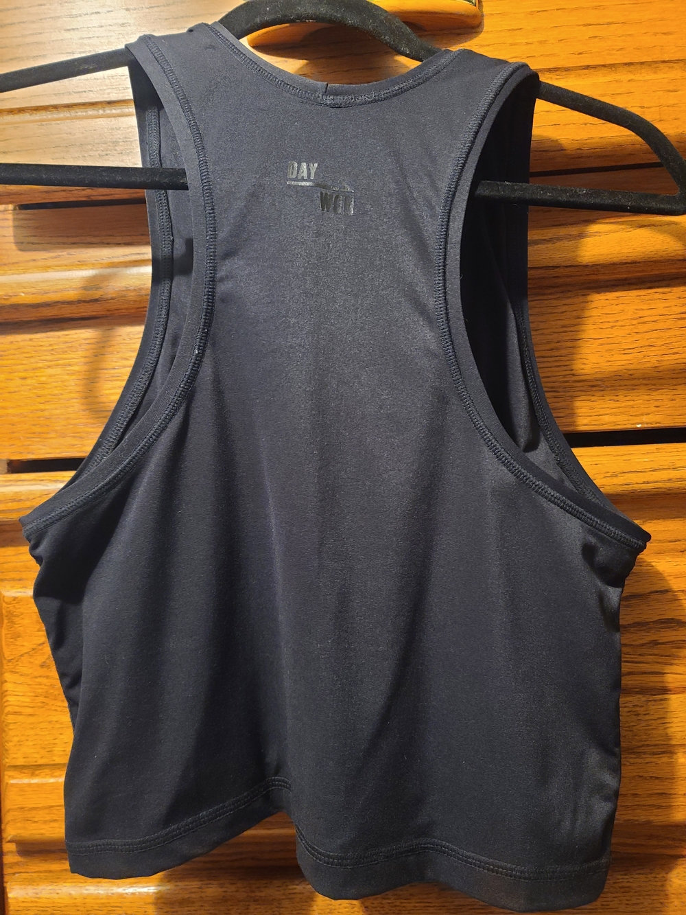 Black Racerback Crop Top